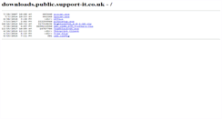Desktop Screenshot of downloads.public.support-it.co.uk